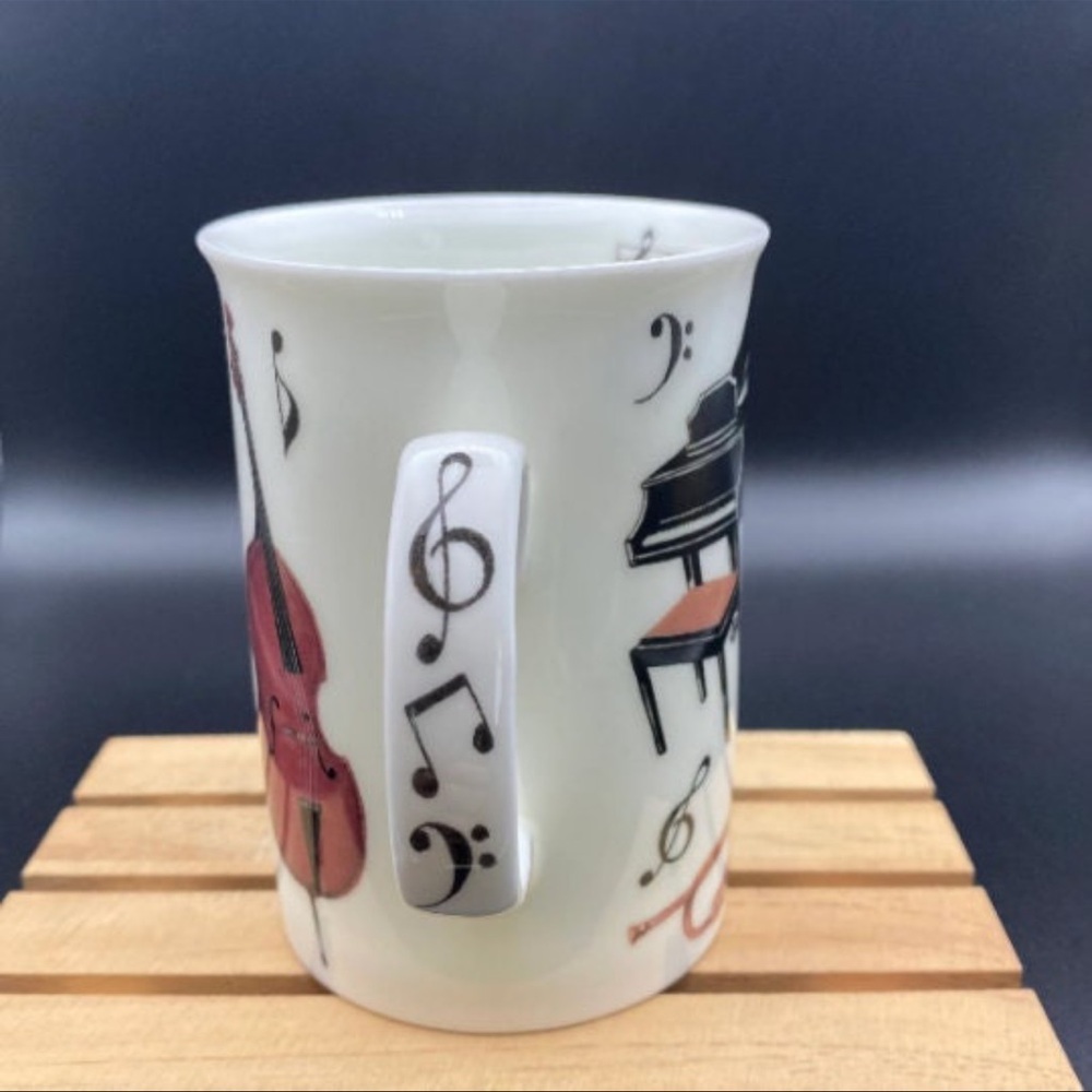 Vintage Bone China Musical Instruments Mug - Picture 4 of 8